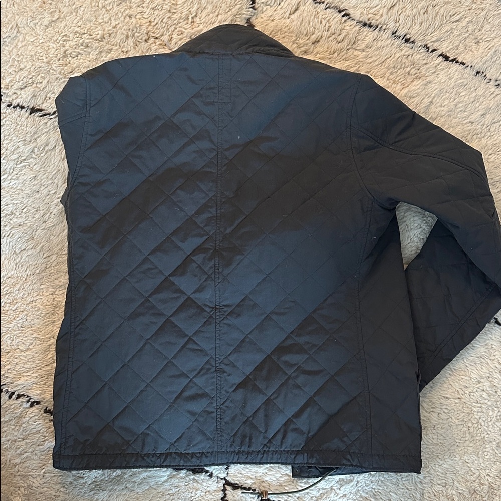Relwen Quilted Insulated Tanker Jacket in charcoal - Picture 3 of 6